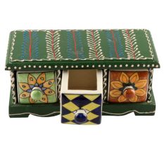 Spice Box-1418 Masala Rack Container Gift Item